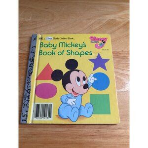 Baby Mickeys Book Of Shapes By Disney Babies 1986 A First Little Golden Book